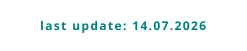 last update: 14.07.2026